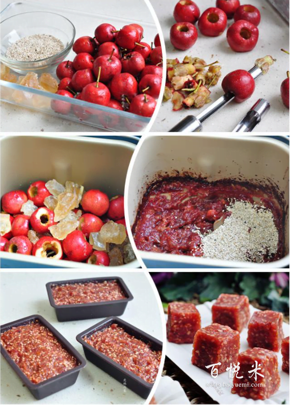 教你做山楂芝麻糕，酸甜香軟，無色素無淀粉，好吃又開胃